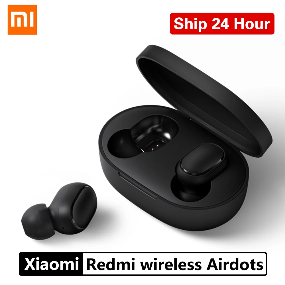 

Original Xiaomi Redmi Airdots TWS Bluetooth 5.0 Headset Mini Waterproof Wireless Earphone Handfree Earbuds with Mic AI Control