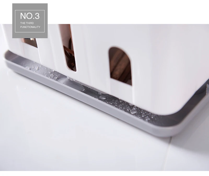 Multifunctional floor knife holder Kitchen supplies chopsticks cage rice spoon tableware storage plastic rack16