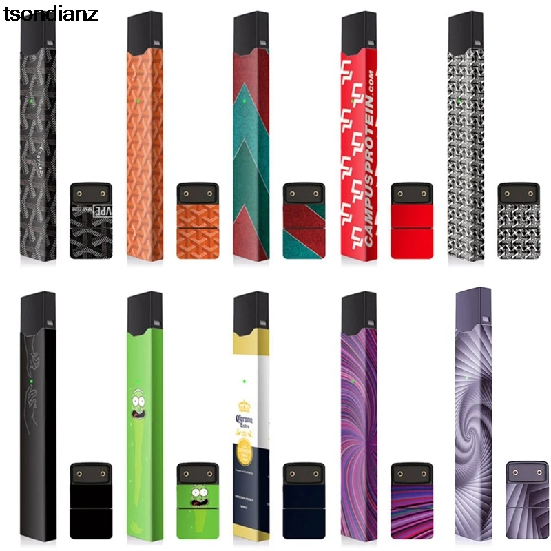 Funda con estampado de galaxia/camuflaje para Juul, funda de película para cigarrillo electrónico Juul