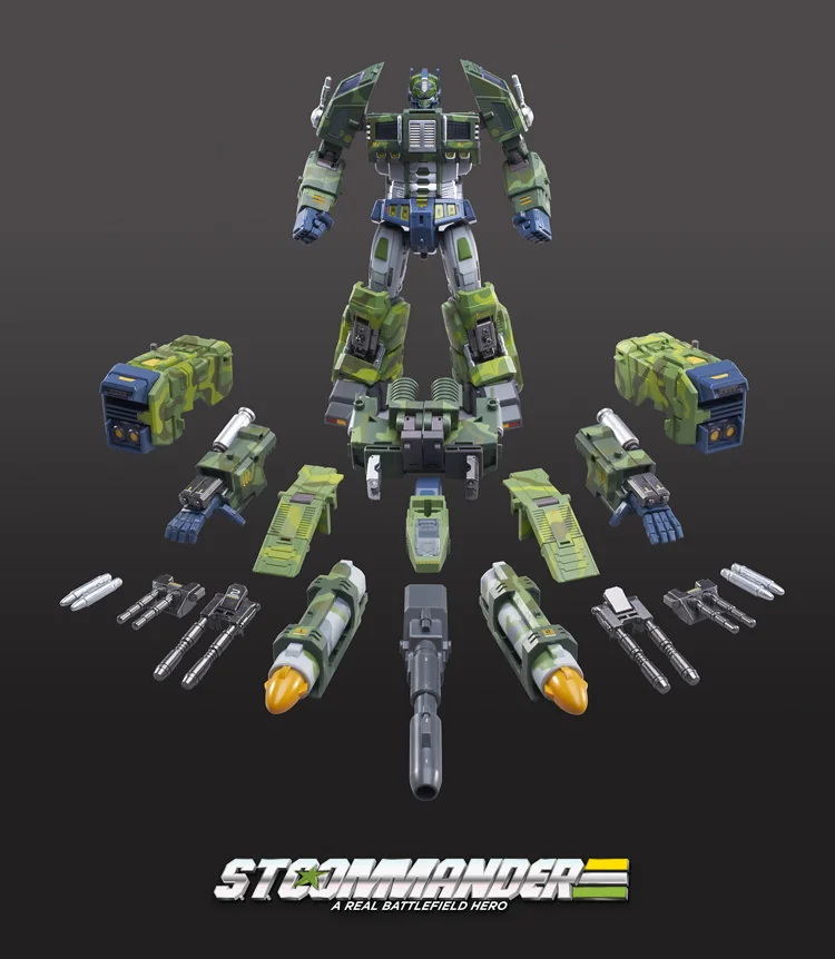 

New TFC TOYS Transformation Toy STC-01B Supreme Techtial Commander OP Jungle Ver.Figure In Stock