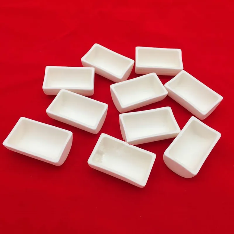 

40x35x25mm 40x25x17mm Al2O3 Semicircle Corundum Crucible