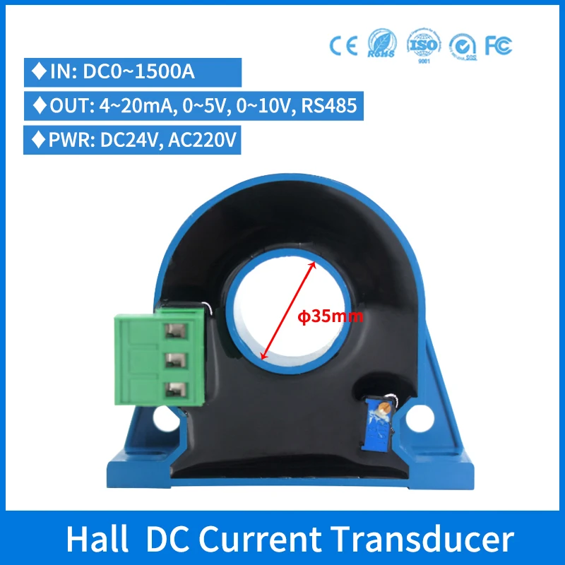 Factory Price Hall Effect Current Sensor DC CT 800A 2 wire Closed Loop