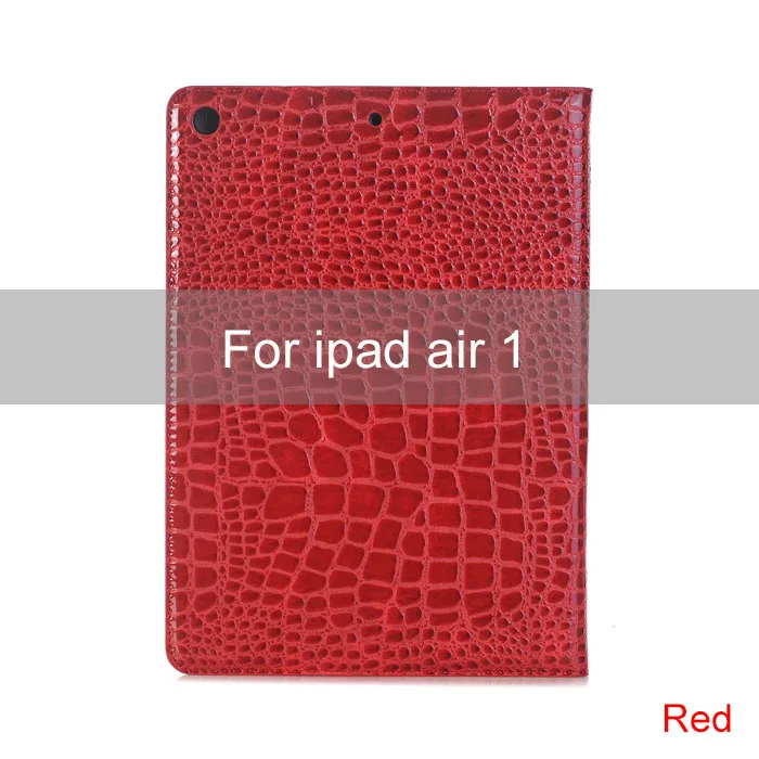 For ipad air 1 Essidi кожаный умный чехол для IPad Air 1 2 крокодиловая полоса планшетный ПК откидная крышка рукав для Ipad Air 1 2 с кошельком - Цвет: For ipad air 1