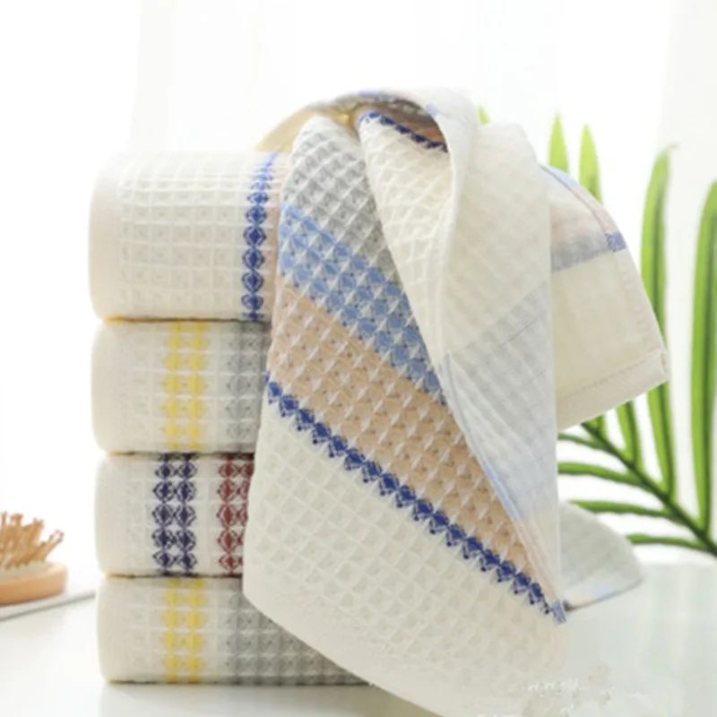 Bath Towel 70X140CM cotton waffle woven towel soft cotton bath towel quick-drying machine washable