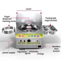 Commercial Cotton Candy Machine Gas Drawing Fancy Automatic Cotton Candy Making Machine 2
