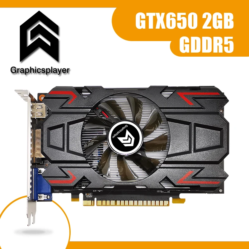 Оригинальная видеокарта GTX650 2 ГБ/2048 МБ бит VGA Видеокарта для NVIDIA GTX PC | Компьютеры и