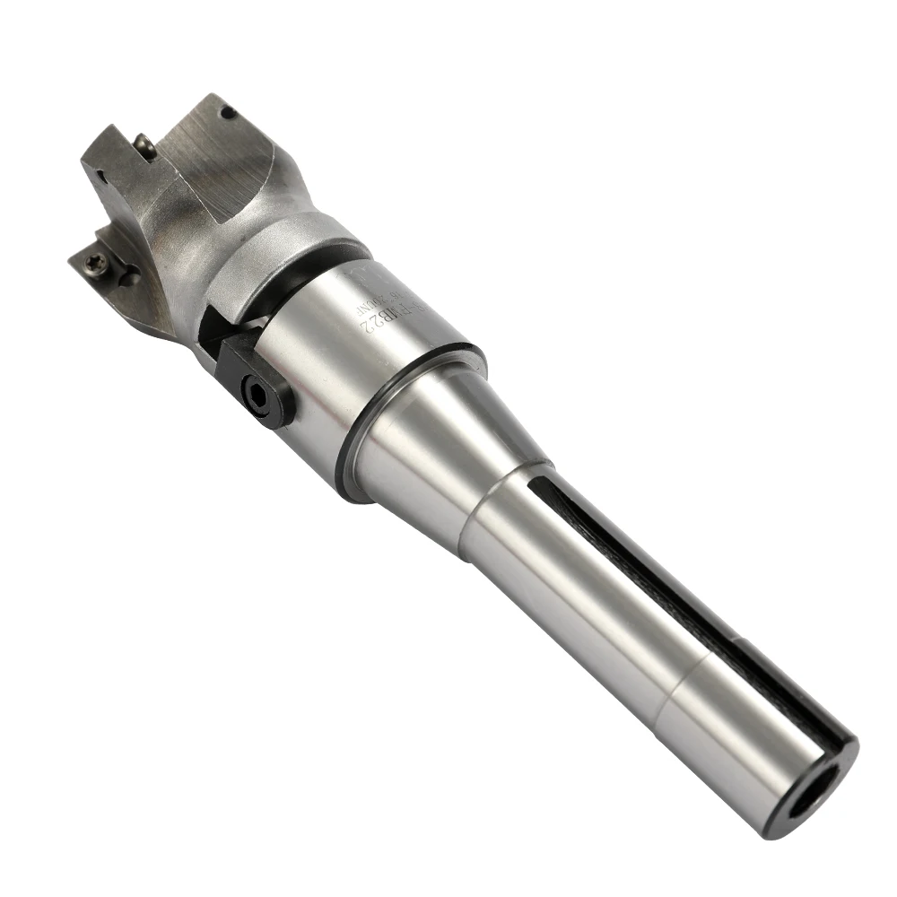 

R8-FMB22 Straight Shank Arbor 400R Face End Mill Cutter With 4PCS Carbide Inserts Turning Tool