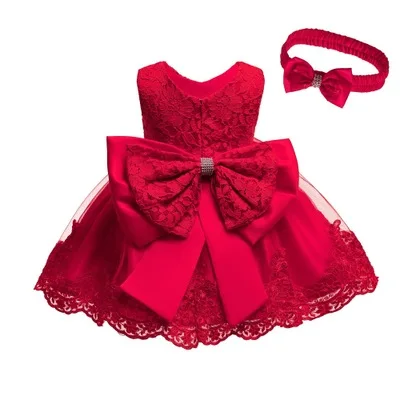 ; новое платье для малышей; кружевное платье на крестины с цветочным рисунком; Одежда для новорожденных девочек; праздничный костюм принцессы для дня рождения - Цвет: 2