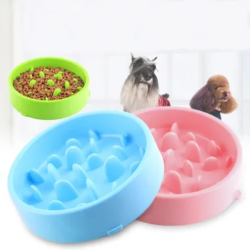 

Useful Anti Choke Pet Dog Feeding Bowls Eating Slow Feeding Bowl Puppy Dog Cat Eating Bloat Stop Food Pet Supplies