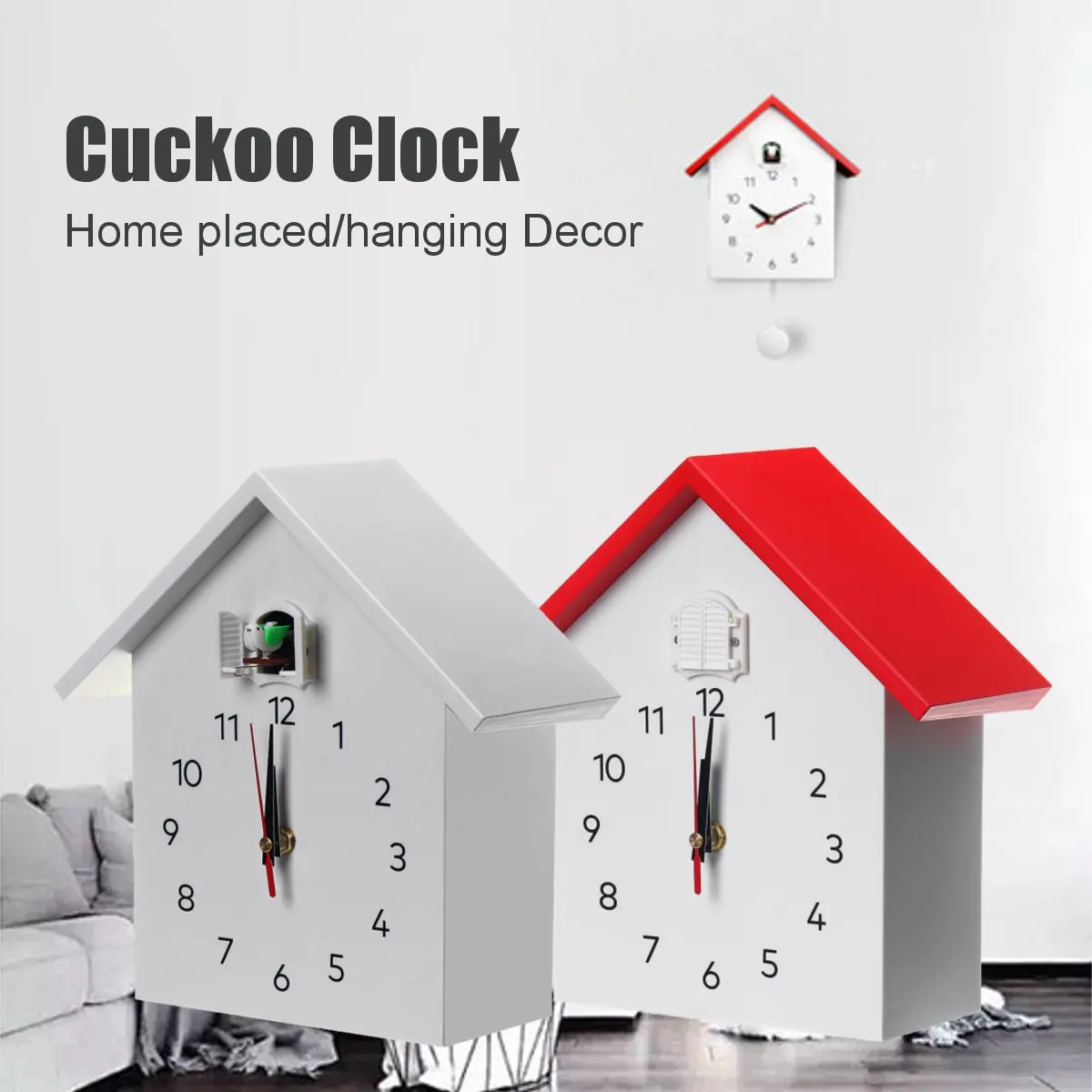 Кварцевые настенные часы Cuckoo, современные Висячие часы с птицами, украшение, будильники, Horologe, для дома, гостиной, модный дом, время