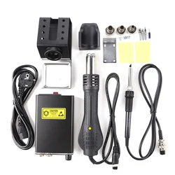 WY815P – fer à souder électrique 150W 220V avec affichage LED, pistolet à Air T12, kit de Station de soudure, bricolage, machine à dessouder, outils de réparation 