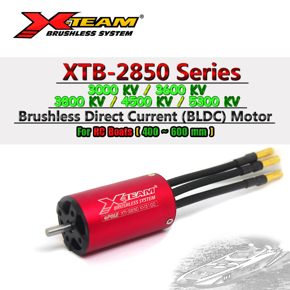 Серия XTB X-TEAM 5300кв 4500кв 3800кв 3600кв 3000кв BLDC Бесколлекторный двигатель для