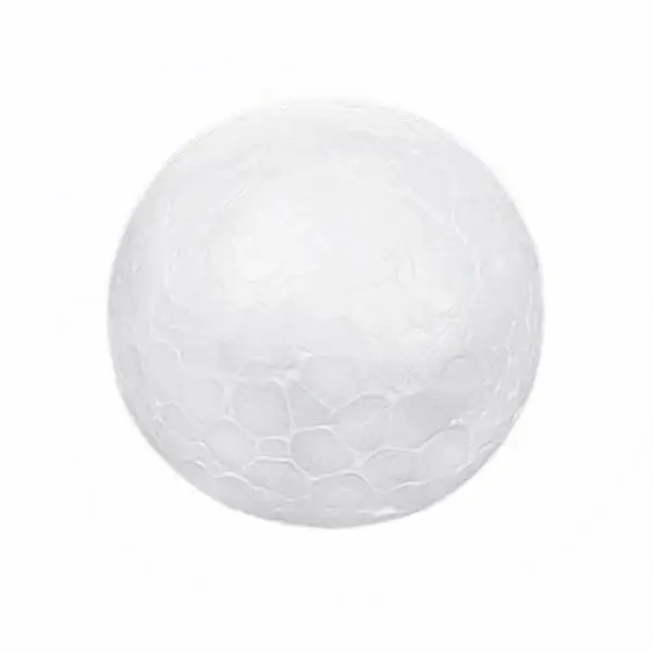 

10 X White Christmas Modeling Craft Ball Expanded Polystyrene Ball 10 Centimeters