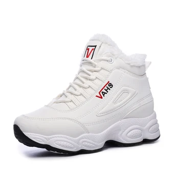 

Women Winter Fashion Ankle Boots Woman Snow Shoes Sneakers Women's Spring Platform Boots With Warm Fur Insole Shoes for Outdoor