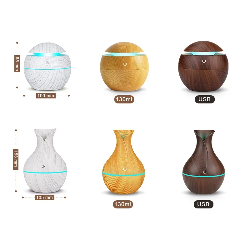 Preise KBAYBO USB Mini Luftbefeuchter Luftbefeuchter Holz Aroma Ätherisches Öl Diffusor Ultraschall luftbefeuchter kühlen Nebel hersteller für Home