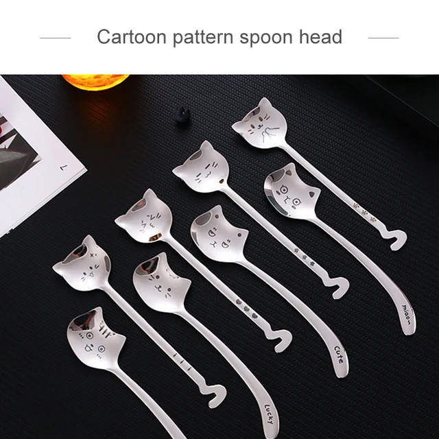 Creative Cat Spoon For Coffee  2