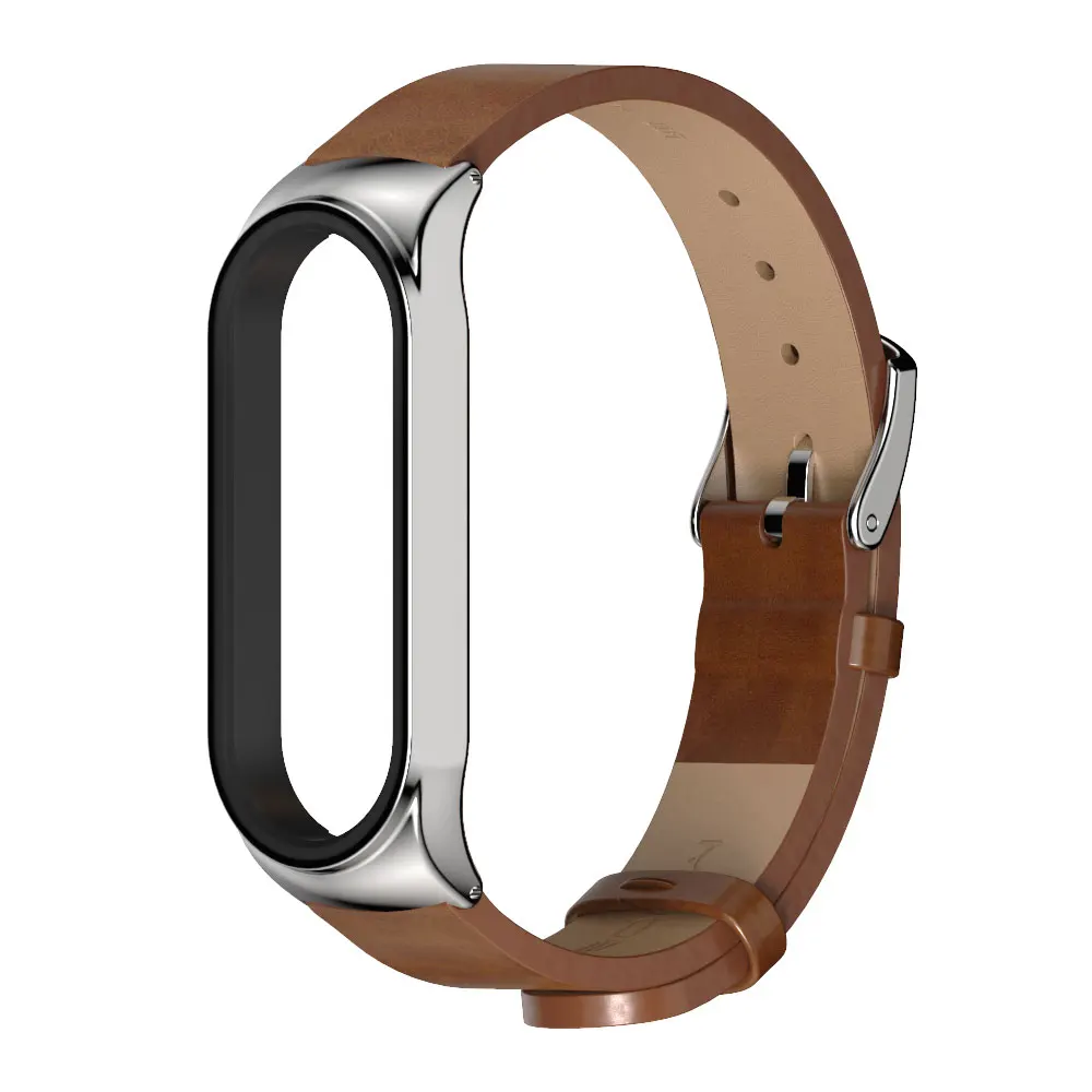 Band Strap for Xiaomi Mi Band 10 Leather Wristband