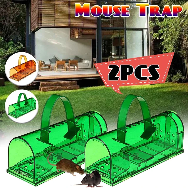 Piège à Souris Vivante, 2PCS, Piège pour Rongeurs Cage Souris