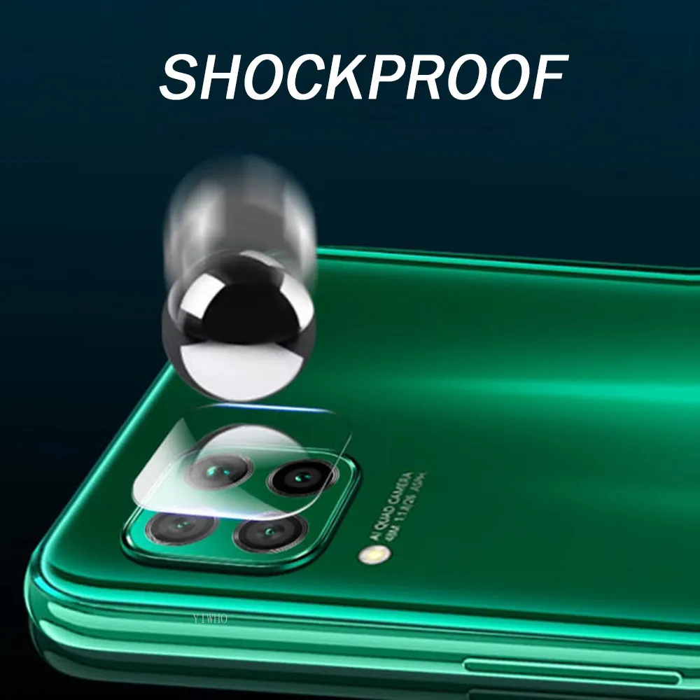 2 в 1 Защитное стекло для Huawei P40 Pro Lite E P40Pro защита экрана HD объектив камеры