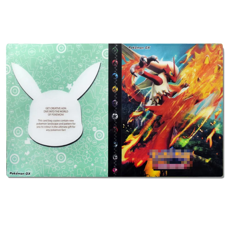 Takara Pokemon Card Album hold 112 240 карты Пикачу настольная доска колода игра игрушки PTCG аксессуары карты коллекция книга для детей - Цвет: 240 GX ji