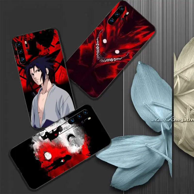 Чехол для телефона Naruto Sasuke Kyuubi Kitsune чехол Huawei P9 lite 2016 2017 P 10 P20 PRO P30 P40 smart