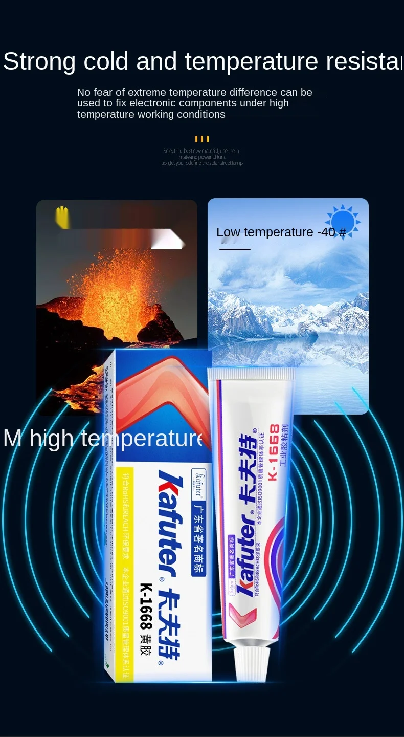 fixo selante especial amarelo verde vermelho cola K-1668 K-200R