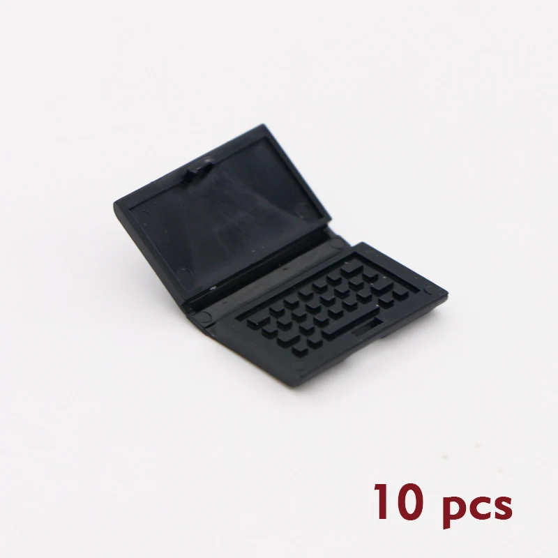 Bricks City Accessories 2x2 Computer Keyboard Newspaper Mobile Phone Mini Figure Toy Print Compatible LegoINGlys Building Blocks