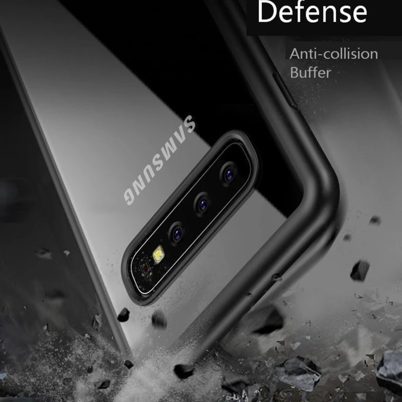 

Clear Silicone Soft TPU Case For Samsung Galaxy S10 Phone Case Luxury Transparent Anti-falling Phone Cover For Samsung S10 Lite