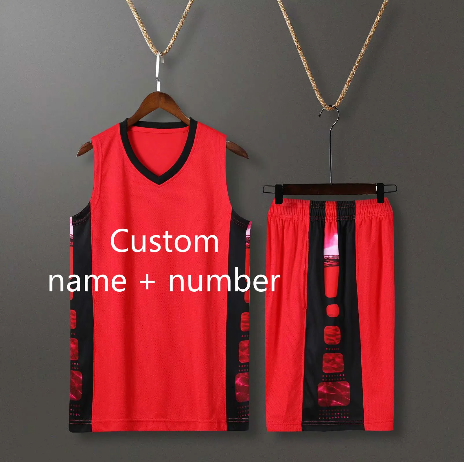 Custom name number Мужские баскетбольные майки для колледжа, набор спортивной командной игры, Молодежная пустая баскетбольная форма, костюм, тренировочный комплект на заказ - Цвет: Custom name number