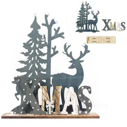 Новинка 2019, Рождественское украшение с оленями для дома, рождественские украшения с оленями, подарок для детей, украшения для