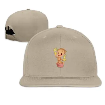

Dancing Groot Snapback Unisex Adjustable Flat Bill Visor Baseball Hat