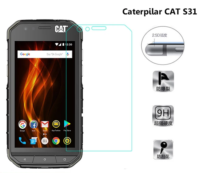 Protector De Pantalla De Vidrio Templado Para Caterpillar Cat, Película De  Teléfono, 2 Piezas, S52, S60, S61, S31, S41, S42, Cat S62 Pro - Protectores  De Pantalla - AliExpress