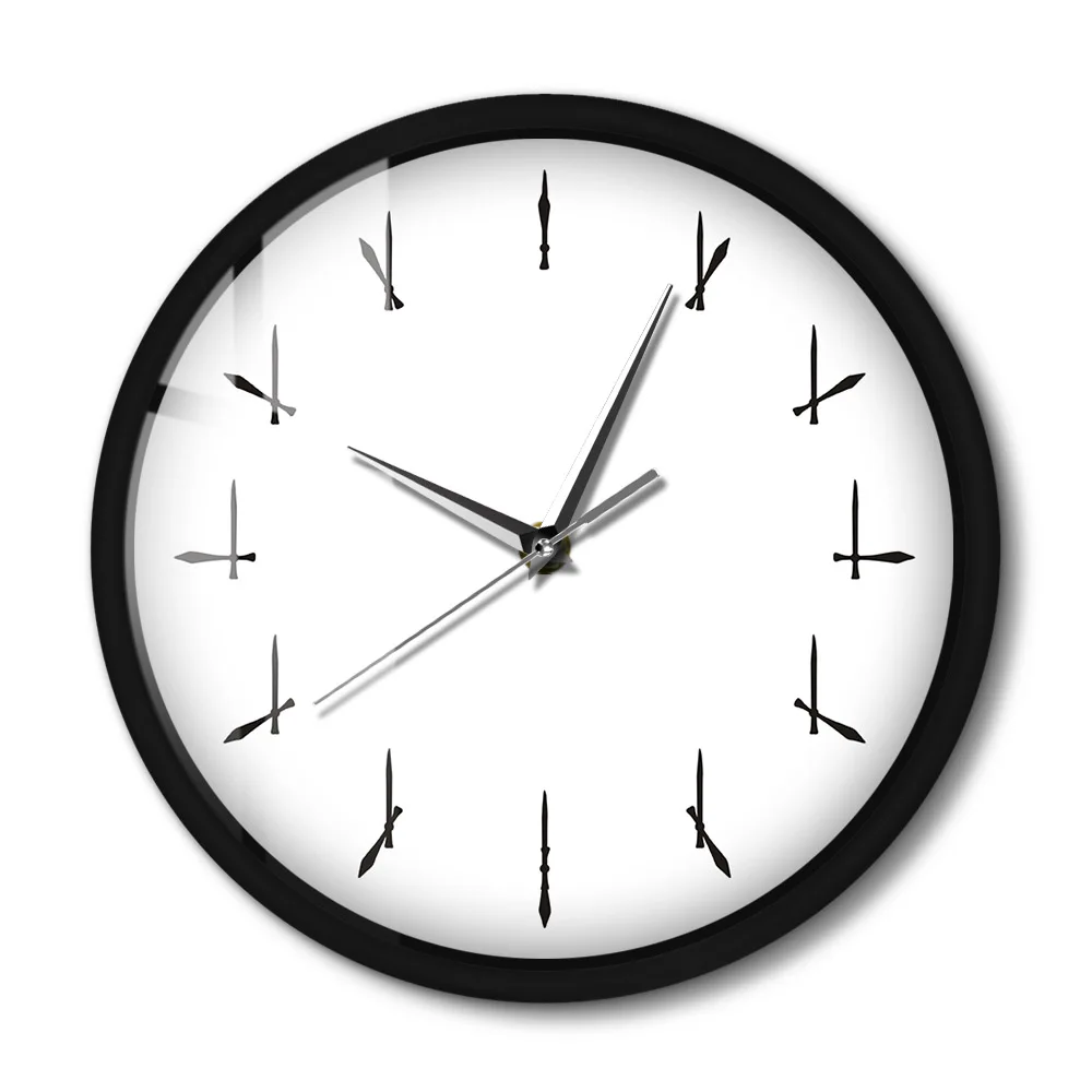 Redundancy Sound Activated Night Light Wall Clock Unusual Redundant