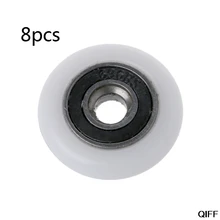 Прямая поставка и 8 шт. душевая дверь бегунок ролики колеса шкивы запасные части 23 мм Диаметр 5 августа