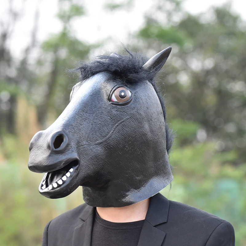 Horse Head Mask Suit