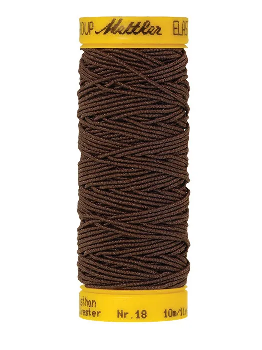 Нить-резинка ELASTIC METTLER, цвет коричневый, 10 м
