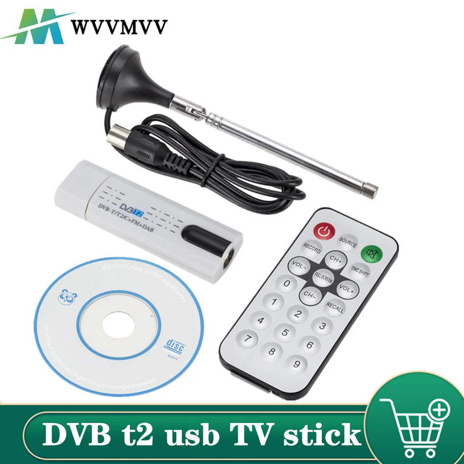 DigitalAntennaUSB20HDTVTVRemoteTunerRecorderReceiverforDVB
