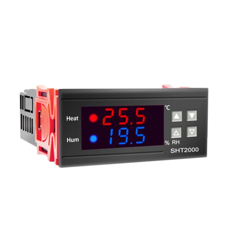 Tiamu SHT2000 Temperature Humidity Controller Thermostat Humidistat Indoor Brewing Incubator Thermometer Hygrometer AC110-230V Tiamu SHT2000 Temperature Humidity Controller Thermostat Humidistat Indoor Brewing Incubator Thermometer Hygrometer AC110-230V