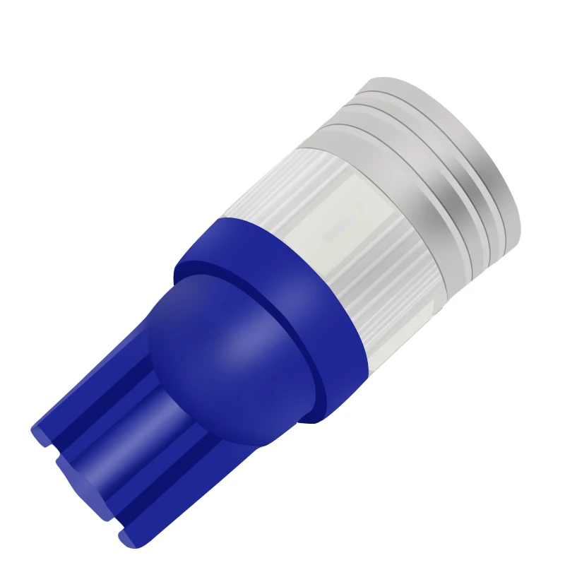 1pcs T10 Super Bright 6 SMD 5630 LED Projector Lens Auto Wedge Lamp WY5W W5W 6SMD 5730 LED Car Marker Lights Parking Bulb DC 12V