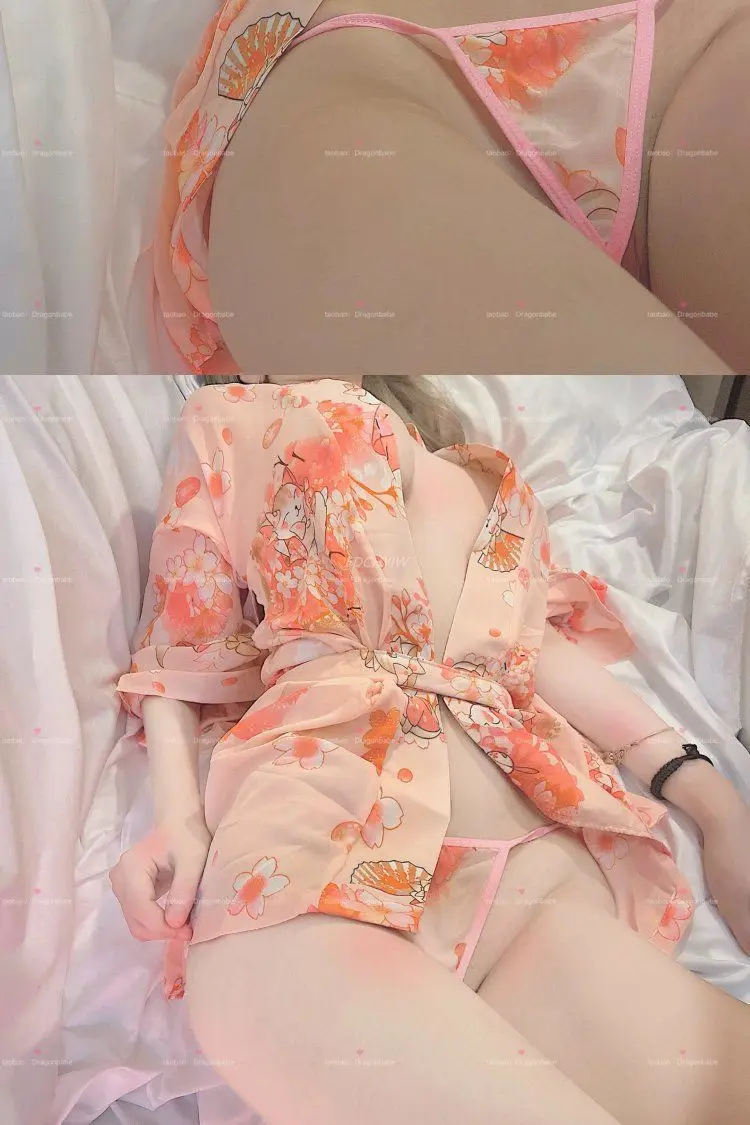 Japanese Kimono Kimono Robe Bathrobe Women Traditional Style Yukata Costumes Pajamas Belt Japanese Dress Sexy Lingerie Dressing Gowns