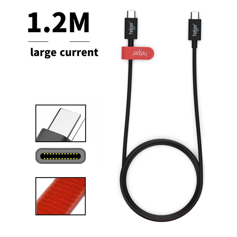 Портативное зарядное устройство 90 Вт Type C для нового MacBook Pro HP Dell XPS 12 13 iPhone 11 Chromebook