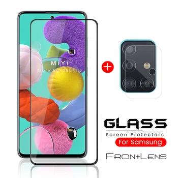 

a51 case for samsung galaxy a 51 phone cover protective samsunga51 sam glaxay with camera protector lens glas armored sheet 2in1