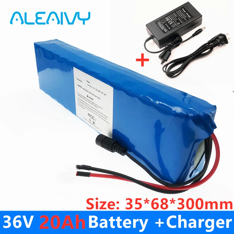 New 36V Battery 10S3P 20Ah 42V 18650 lithium ion battery pack For ebike electric car bicycle motor scooter with 20A BMS 500W