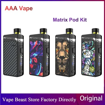 

Original AAA Vape Matrix TC Pod Kit W/ 80W Max Output By 18650 Battery & 4ml Capacity Pod & 0.96 TFT Display Screen E-cig Kit