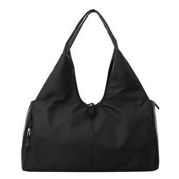 

LJL-Sport Bag for Fitness Oxford Big Women Yoga Mat Bag Waterproof Pink Travel Bags Workout Hand Luggage Bag Training Gym Bag