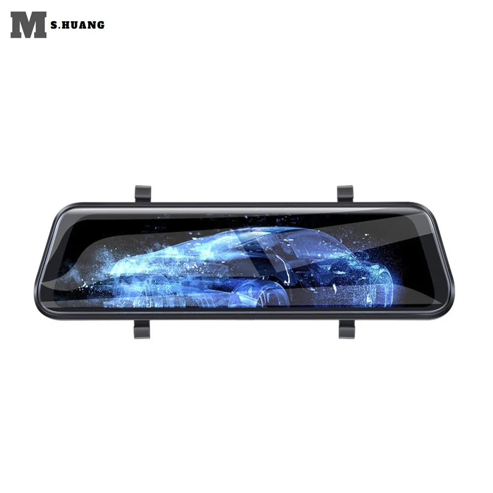 10 Inch IPS 2.5D Touch Screen Car Dvr Mirror Stream Rear View Mirror Dash Camera Dash Cam Dual Car Camera Full Hd Drive Recorder