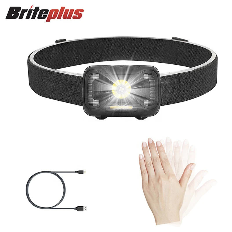 

Легкий налобный фонарь, 5 режимов, Портативный перезаряжаемый светодиодный фонарь, уличный водонепроницаемый фонарь для рыбалки и кемпинга