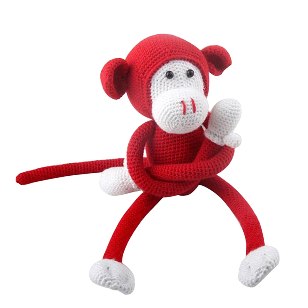 Monkey Doll Crochet Kit DIY Craft Project Handmade DIY Accessory