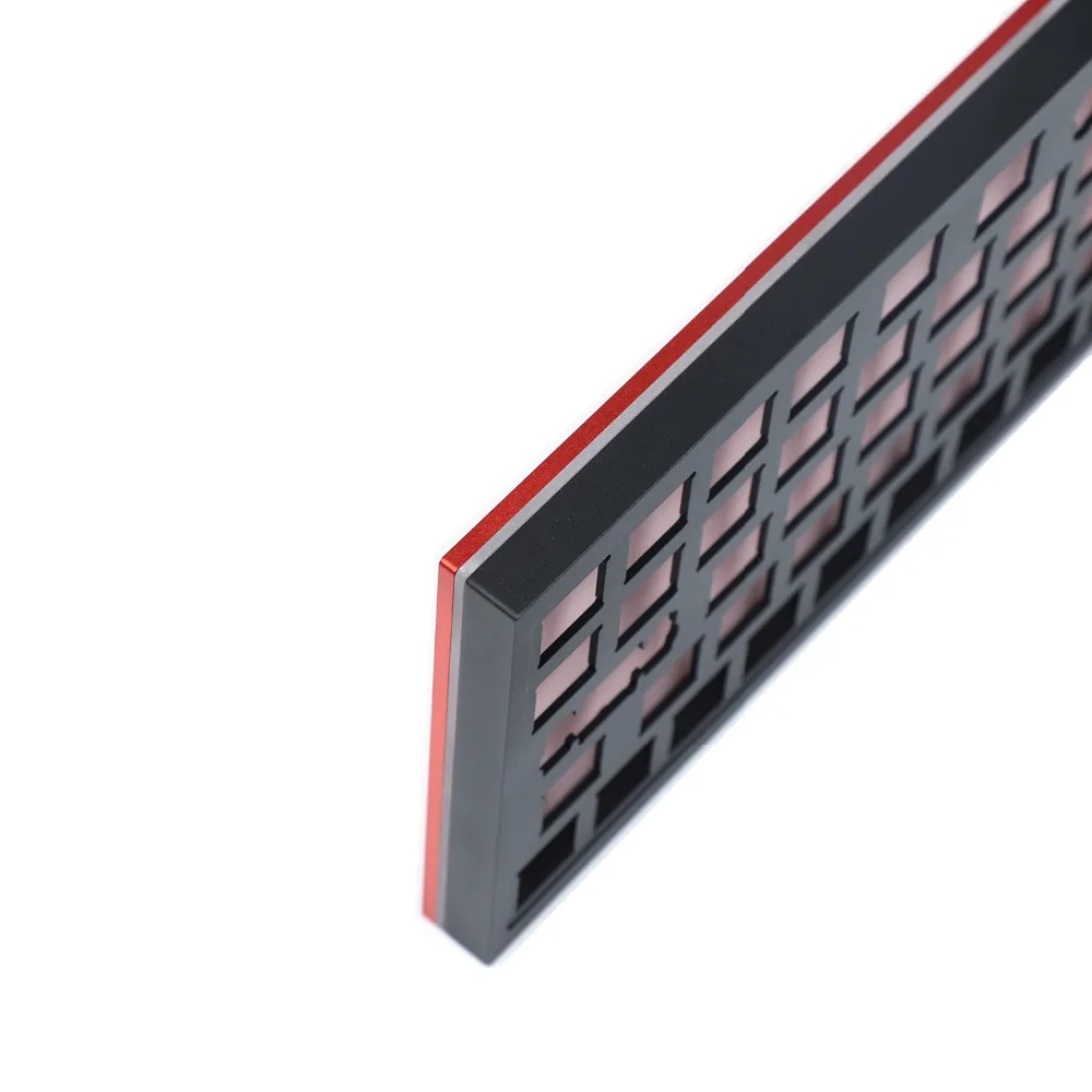 YMDK 67 клавиш Minila макет QMK анодированный алюминиевый чехол с горячей заменой типа C PCB механическая клавиатура комплект