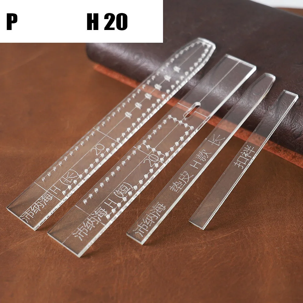 Leather Craft Tools Strap Band Transparent Acrylic Watch Strap Template Home DIY Supplies Watch Mold Men and Women